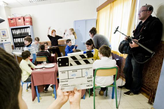 Le projet construit en classe a débouché sur le tournage d’un petit film.